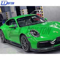 Techart Style Dry Carbon Fiber Aero Body Kit For Porsche 911 992 Carrera S 2019-2023