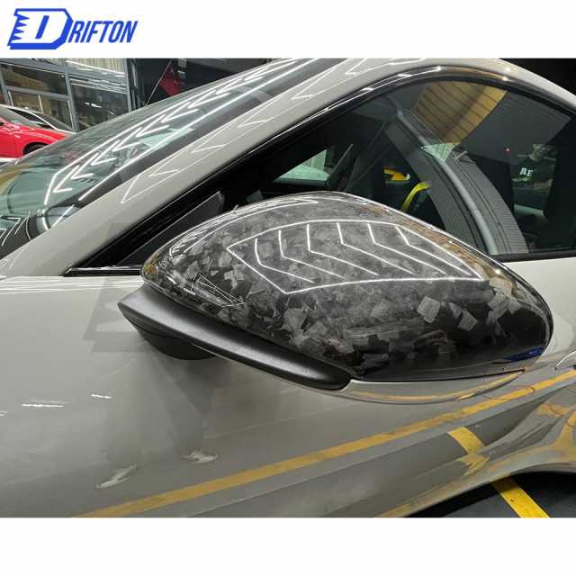 OEM Style Forged Dry Carbon Fiber Mirror Cover For Porsche 911 992 Carrera S 2019-2023