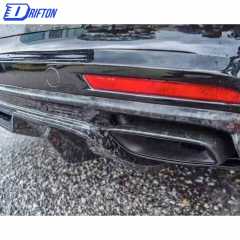 OKING Style Dry Carbon Fiber Rear Diffuser For Porsche Panamera 971 2017-2018