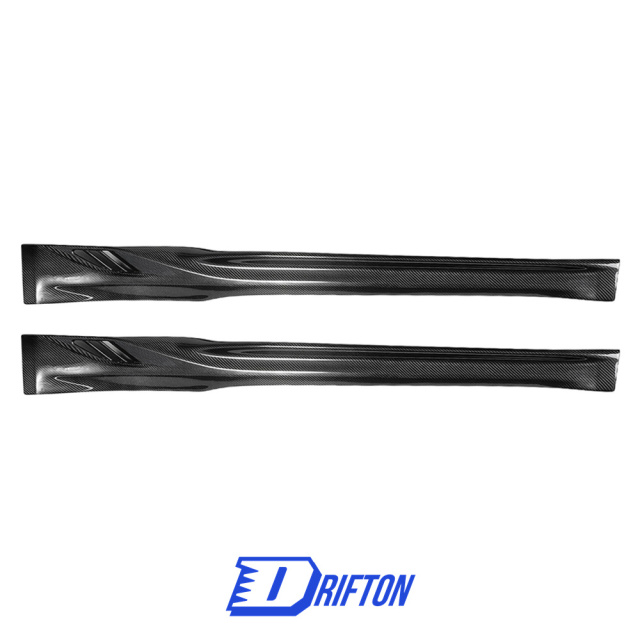 Z007 Style Dry Carbon Fiber Side Skirt For Porsche 911 992 Carrera S 2019-2023