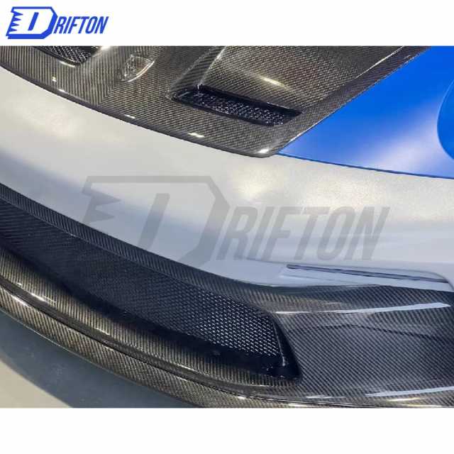 GT3 Style Dry Carbon Fiber With Portion Primer Front Bumper For Porsche 911 992 Carrera S 2019-2023