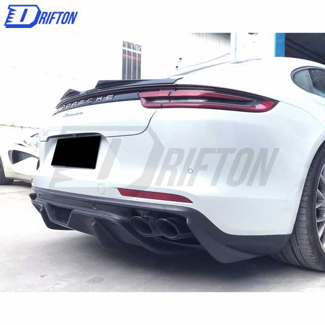 Mansory Style Dry Carbon Fiber Rear Trunk Spoiler For Porsche Panamera 971 2017-2018