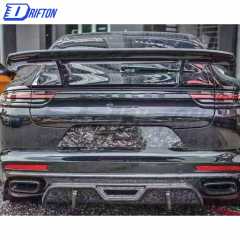 OKING Style Dry Carbon Fiber Rear Diffuser For Porsche Panamera 971 2017-2018