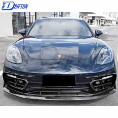 Paktechz Style Dry Carbon Fiber Front Lip Up For Porsche Panamera 971 2017-2018