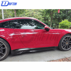 Z007 Style Dry Carbon Fiber Side Skirt For Porsche 911 992 Carrera S 2019-2023