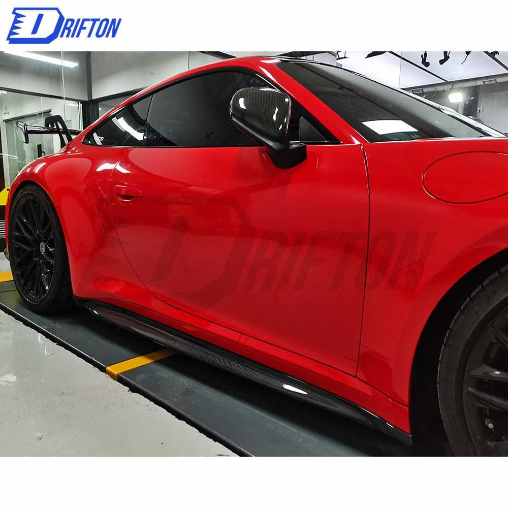 GT3 Style Dry Carbon Fiber With Portion Primer Front Bumper For Porsche 911 992 Carrera S 2019-2023