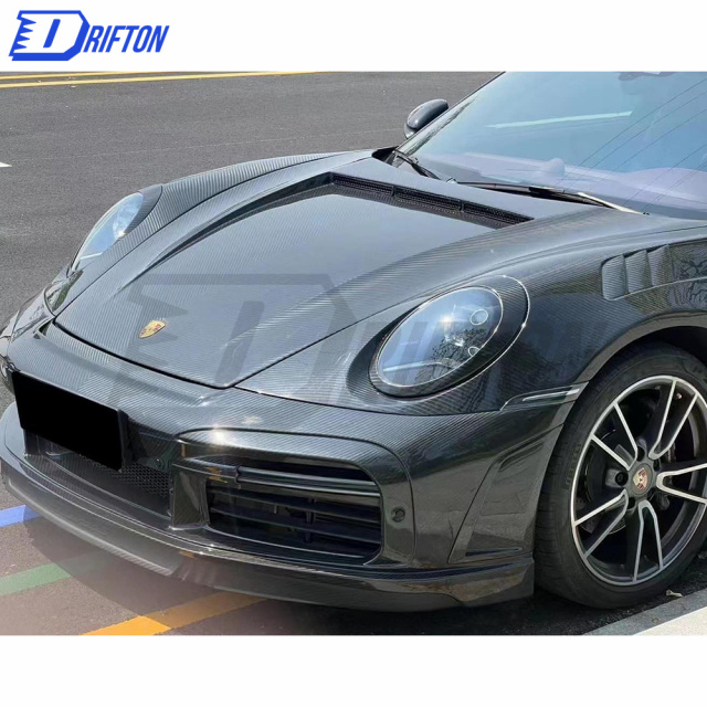 TopCar Style Dry Carbon Fiber Fenders For Porsche 911 992 Carrera S 2019-2023
