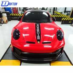 GT3 Style Dry Carbon Fiber With Full Primer Hood For Porsche 911 992 Carrera S 2019-2023