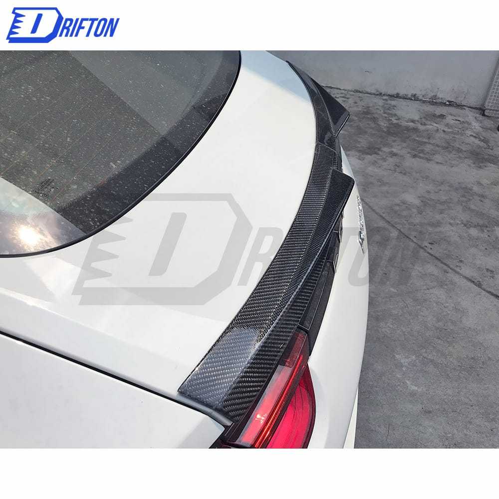 Mansory Style Dry Carbon Fiber Rear Trunk Spoiler For Porsche Panamera 971 2017-2018