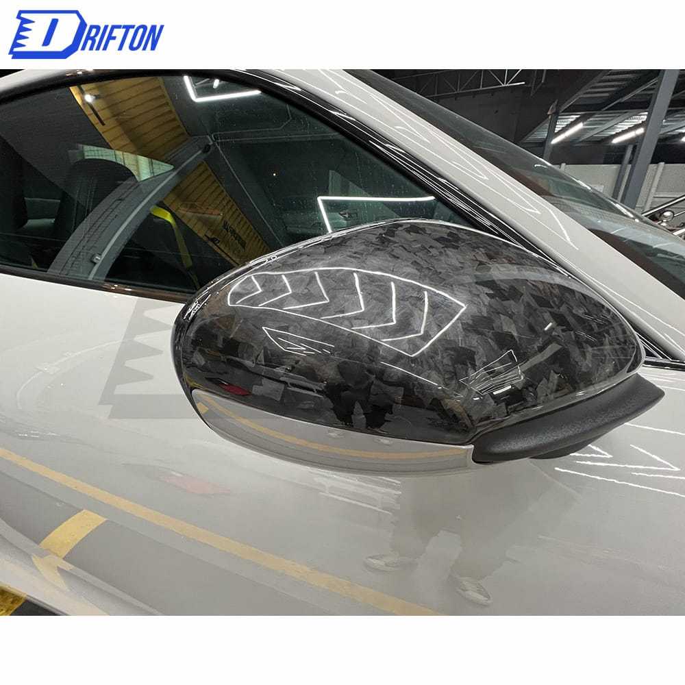 OEM Style Forged Dry Carbon Fiber Mirror Cover For Porsche 911 992 Carrera S 2019-2023