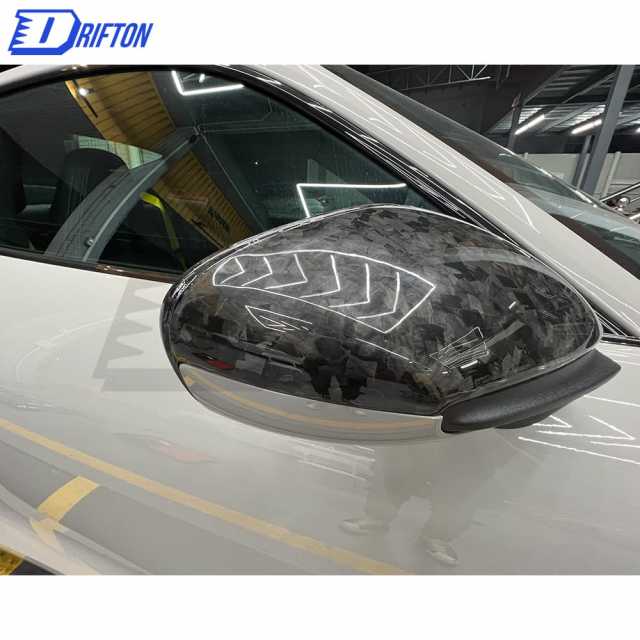 OEM Style Forged Dry Carbon Fiber Mirror Cover For Porsche 911 992 Carrera S 2019-2023
