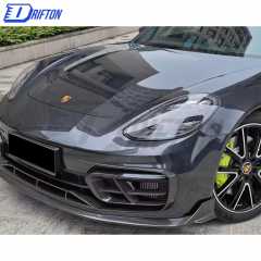 Paktechz Style Dry Carbon Fiber Front Lip Up For Porsche Panamera 971 2017-2018