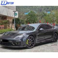 Paktechz Style Dry Carbon Fiber Front Lip Up For Porsche Panamera 971 2017-2018