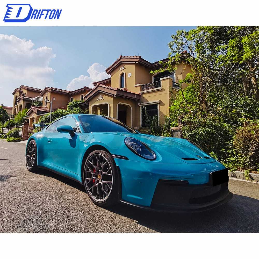 GT3 Style Dry Carbon Fiber With Full Primer Front Bumper For Porsche 911 992 Carrera S 2019-2023