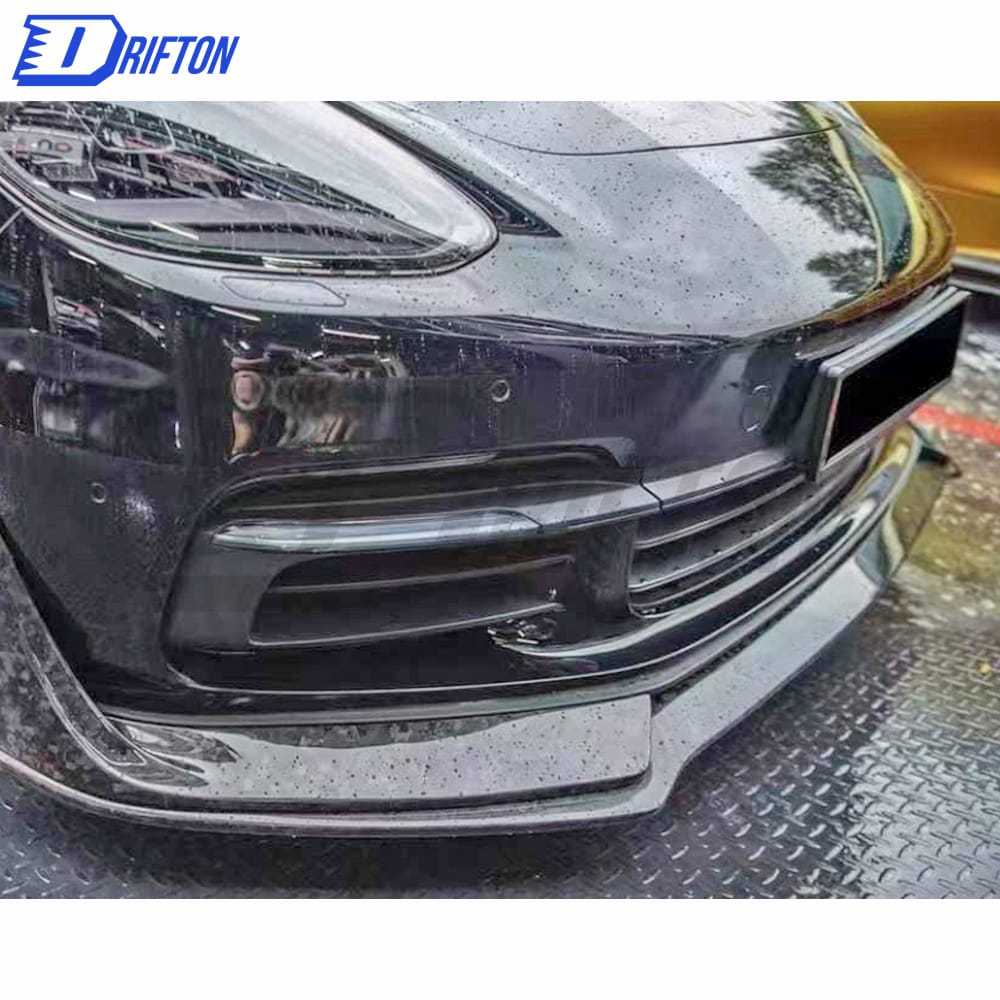 OKING Style Dry Carbon Fiber Front Lip For Porsche Panamera 971 2017-2018