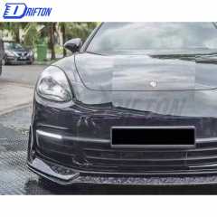 OKING Style Dry Carbon Fiber Front Lip For Porsche Panamera 971 2017-2018