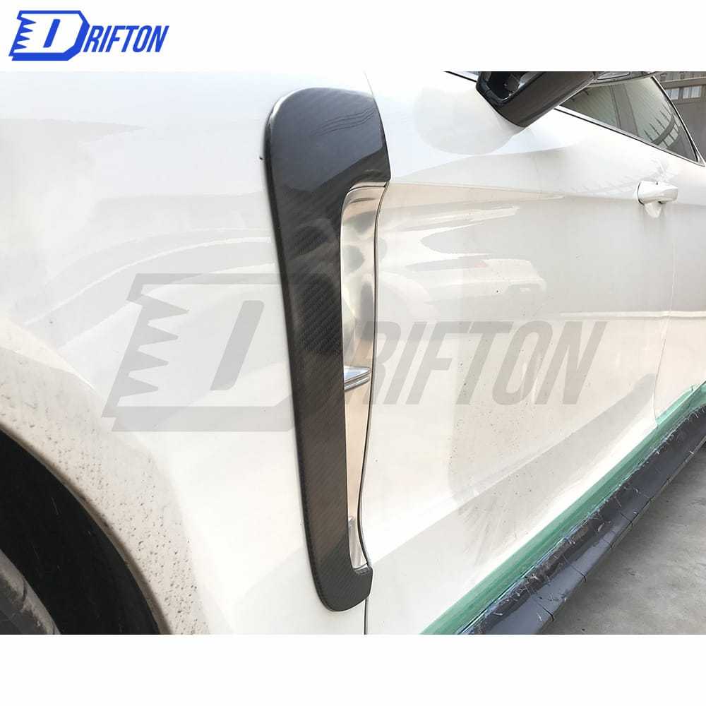 OKING Style Dry Carbon Fiber Fender Side Vent For Porsche Panamera 971 2017-2018
