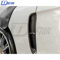 OKING Style Dry Carbon Fiber Side Vent For Porsche Panamera 971 2017-2018