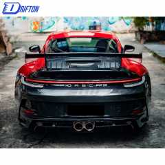 GT3 Style Dry Carbon Fiber With Portion Primer For Porsche 911 992 Carrera S 2019-2023