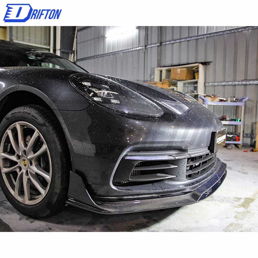 Dry Carbon Fiber Front Lip For Porsche Panamera 971 2017-2018