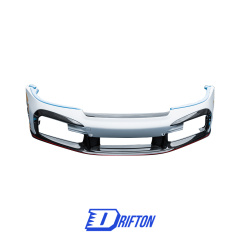 TopCar Stinger Style Half Dry Carbon Fiber Front Bumper For Porsche 911 992 Carrera S 2019-2023
