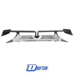 Techart Style Dry Carbon Fiber With Portion Primer Rear Spoiler For Porsche 911 992 Carrera S 2019-2023