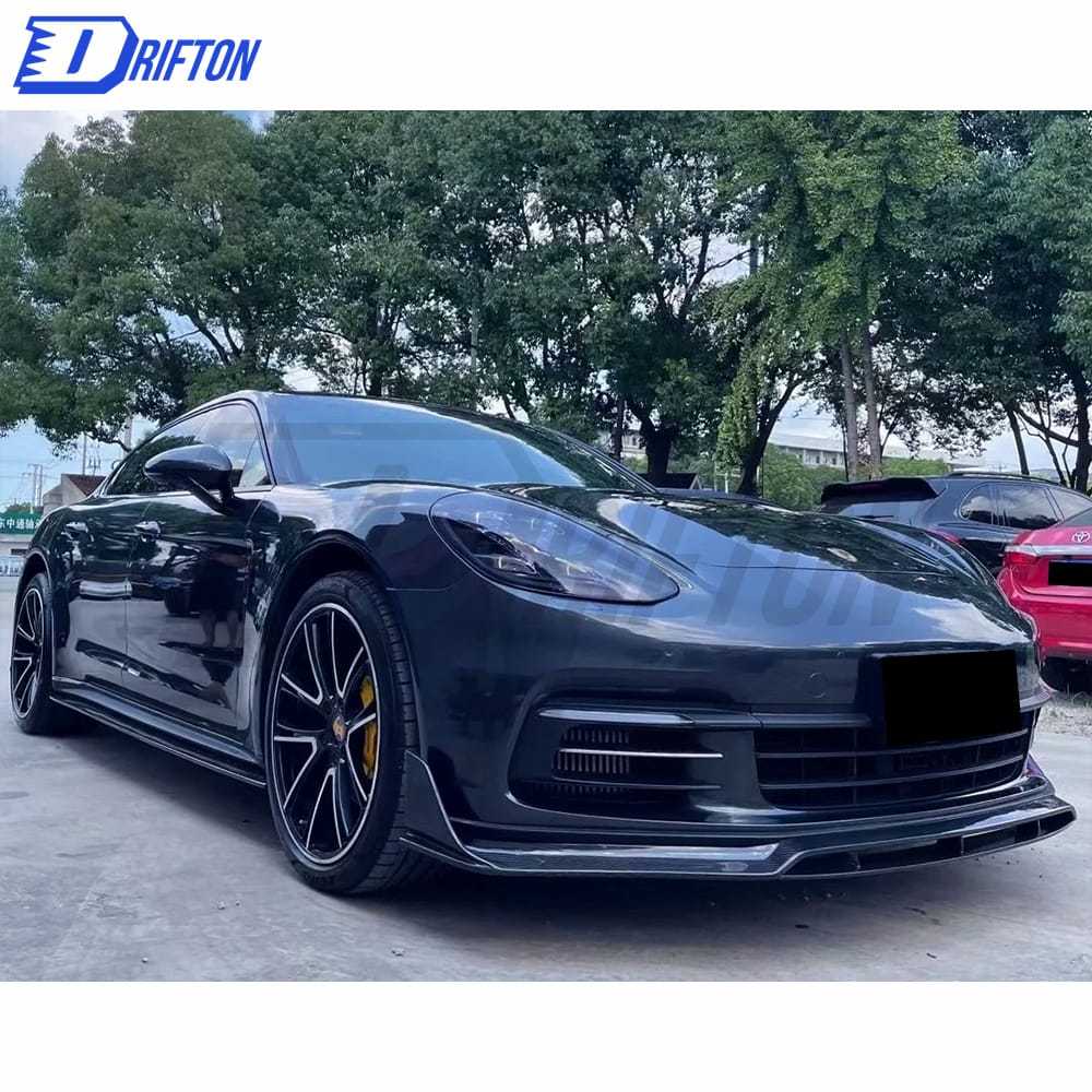 Dry Carbon Fiber Side Skirt For Porsche Panamera 971 971.1 971.2 2017-2023