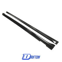 Drifton Style Dry Carbon Fiber Side Skirt For Porsche Panamera 971 971.1 971.2 2017-2023