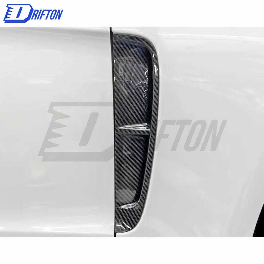 OKING Style Dry Carbon Fiber Side Vent For Porsche Panamera 971 2017-2018