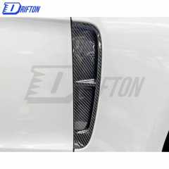 OKING Style Dry Carbon Fiber Side Vent For Porsche Panamera 971 2017-2018