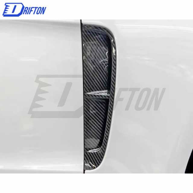 OKING Style Dry Carbon Fiber Side Vent For Porsche Panamera 971 2017-2018
