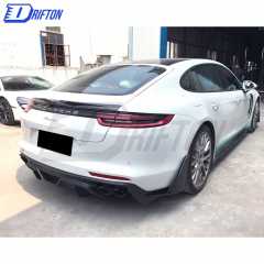 Mansory Style Dry Carbon Fiber Rear Trunk Spoiler For Porsche Panamera 971 2017-2018