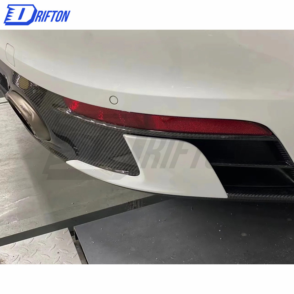 OEM Style Dry Carbon Fiber Diffuser For Porsche 911 992 Carrera S 2019-2023