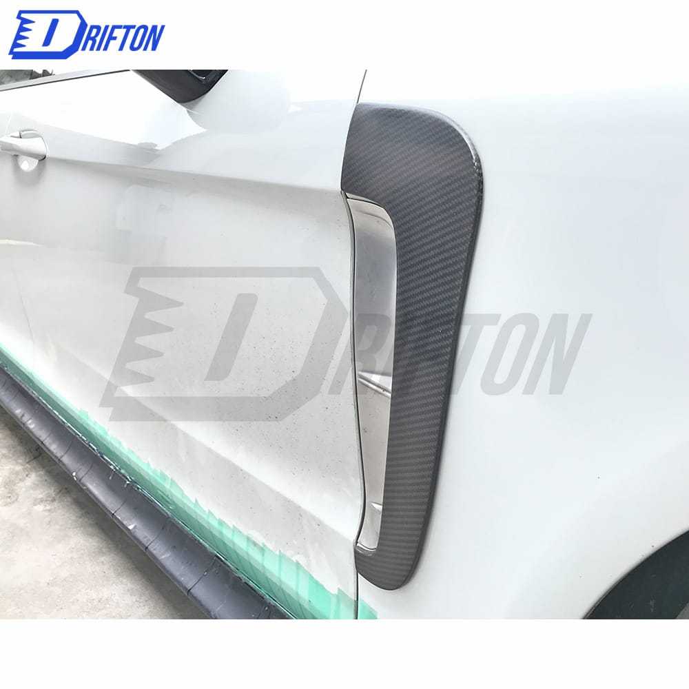 OKING Style Dry Carbon Fiber Fender Side Vent For Porsche Panamera 971 2017-2018