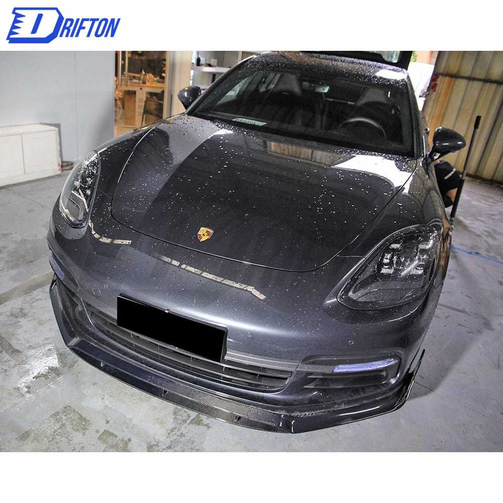 Dry Carbon Fiber Front Lip For Porsche Panamera 971 2017-2018
