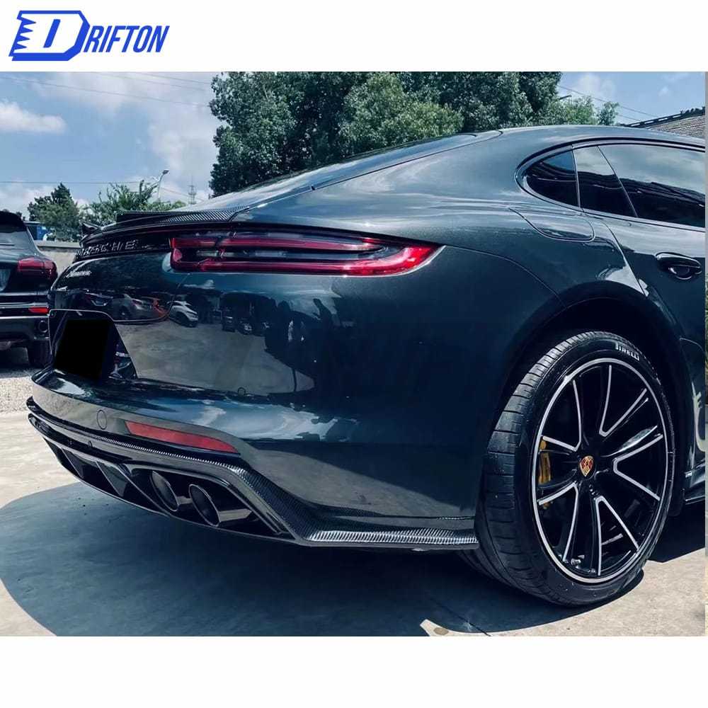 Dry Carbon Fiber Rear Diffuser For Porsche Panamera 971 2017-2018