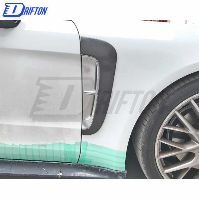 OKING Style Dry Carbon Fiber Fender Side Vent For Porsche Panamera 971 2017-2018
