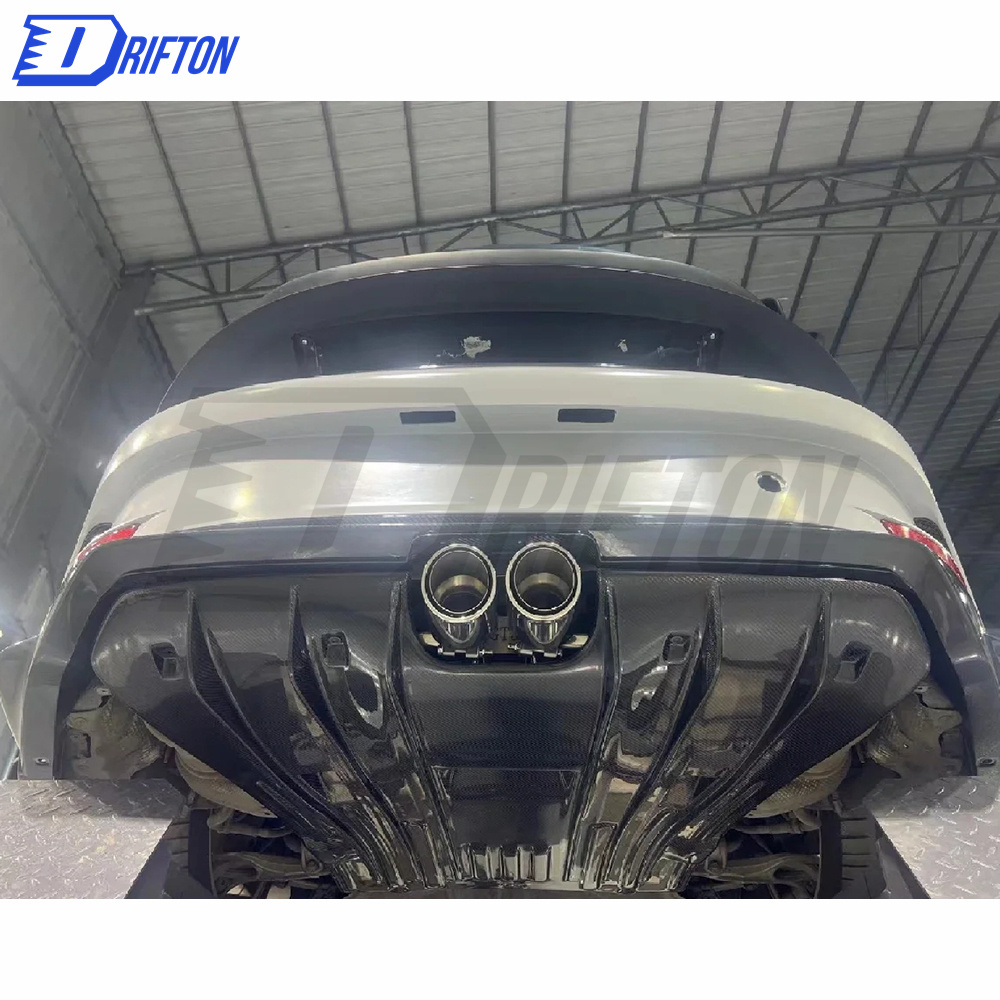 GT3 Style Dry Carbon Fiber Rear Diffuser For Porsche 911 992 Carrera S 2019-2023
