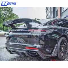 OKING Style Dry Carbon Fiber Rear Diffuser For Porsche Panamera 971 2017-2018