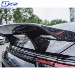 OKING Style Dry Carbon Fiber Rear Spoiler For Porsche Panamera 971 2017-2018