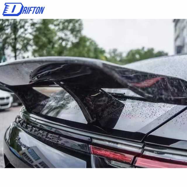 OKING Style Dry Carbon Fiber Rear Spoiler For Porsche Panamera 971 2017-2018