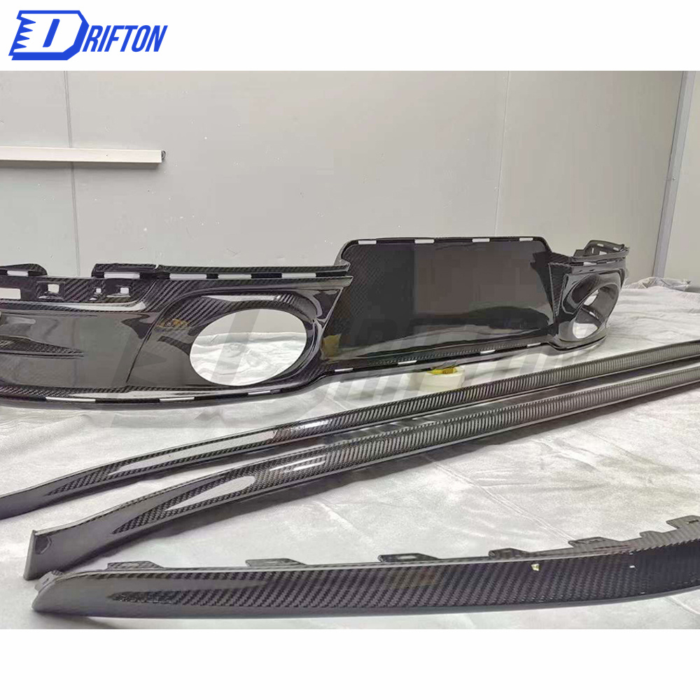 Paktechz Design Dry Carbon Fiber Front Splitter For Porsche 911 992 Carrera S 2019-2023