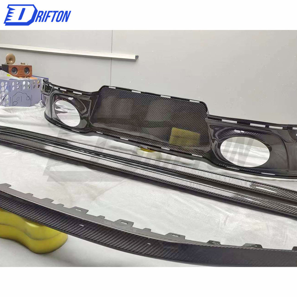 Paktechz Design Dry Carbon Fiber Front Splitter For Porsche 911 992 Carrera S 2019-2023
