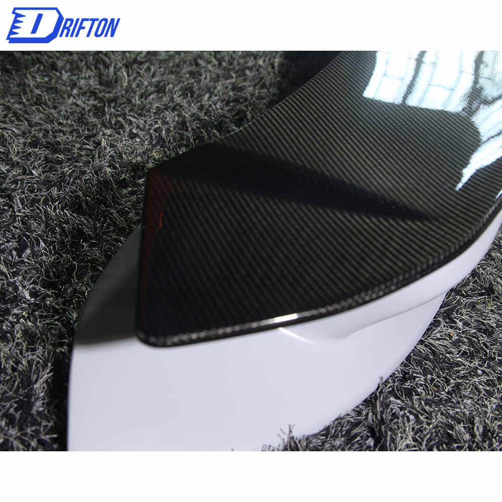 Turbo S Style Dry Carbon Fiber Rear Spoiler Set (Primed Bracket & Primed Base) For Porsche 911 992 2019-2023