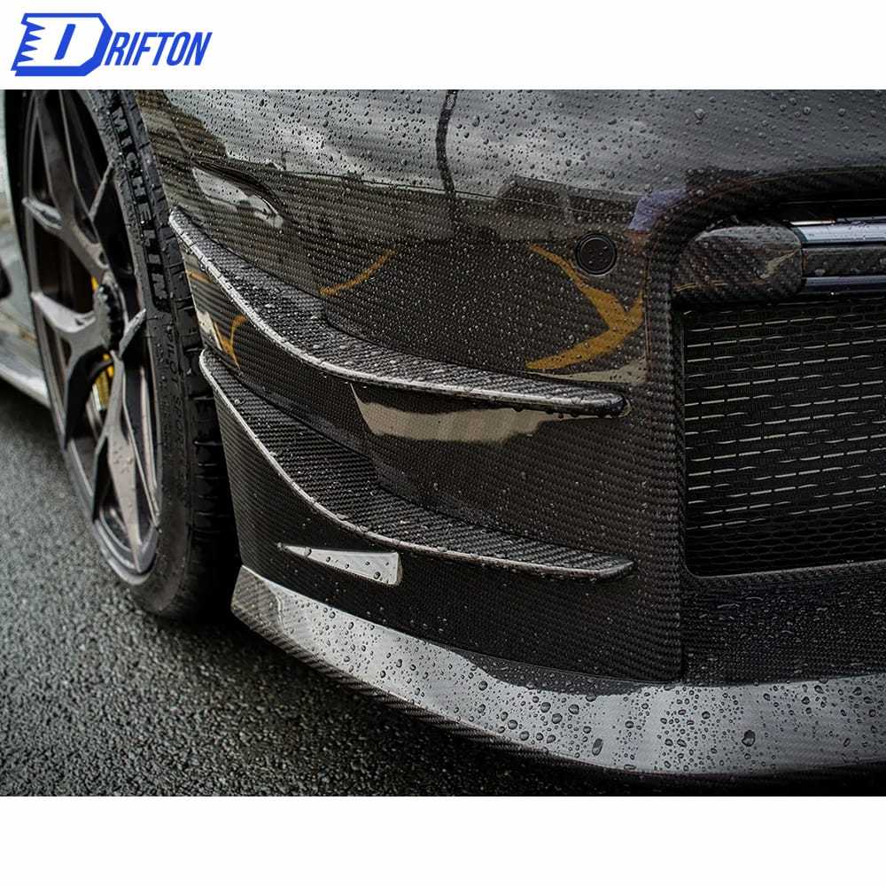 Paktechz Design Dry Carbon Fiber With Portion Primer Front Bumper For Porsche 911 992 2019-2023