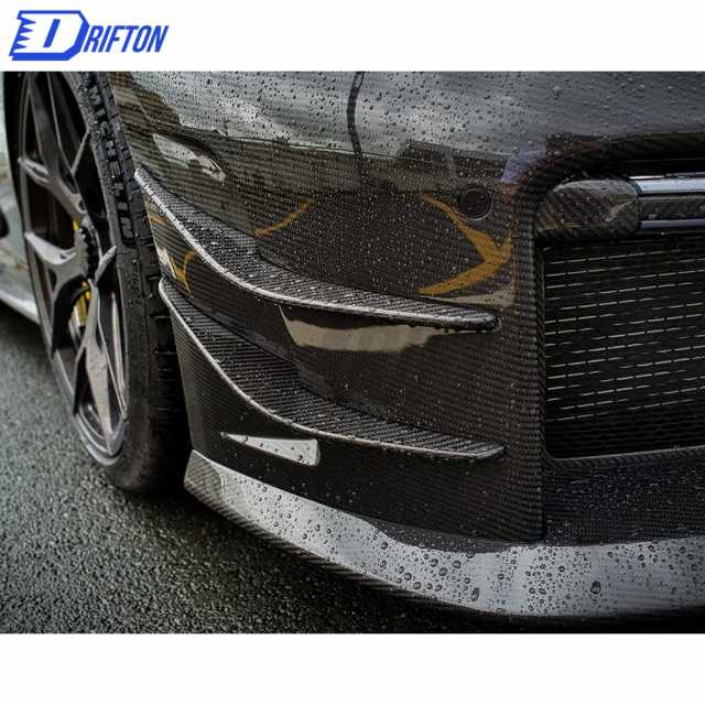 Paktechz Design Dry Carbon Fiber With Portion Primer Front Bumper For Porsche 911 992 2019-2023