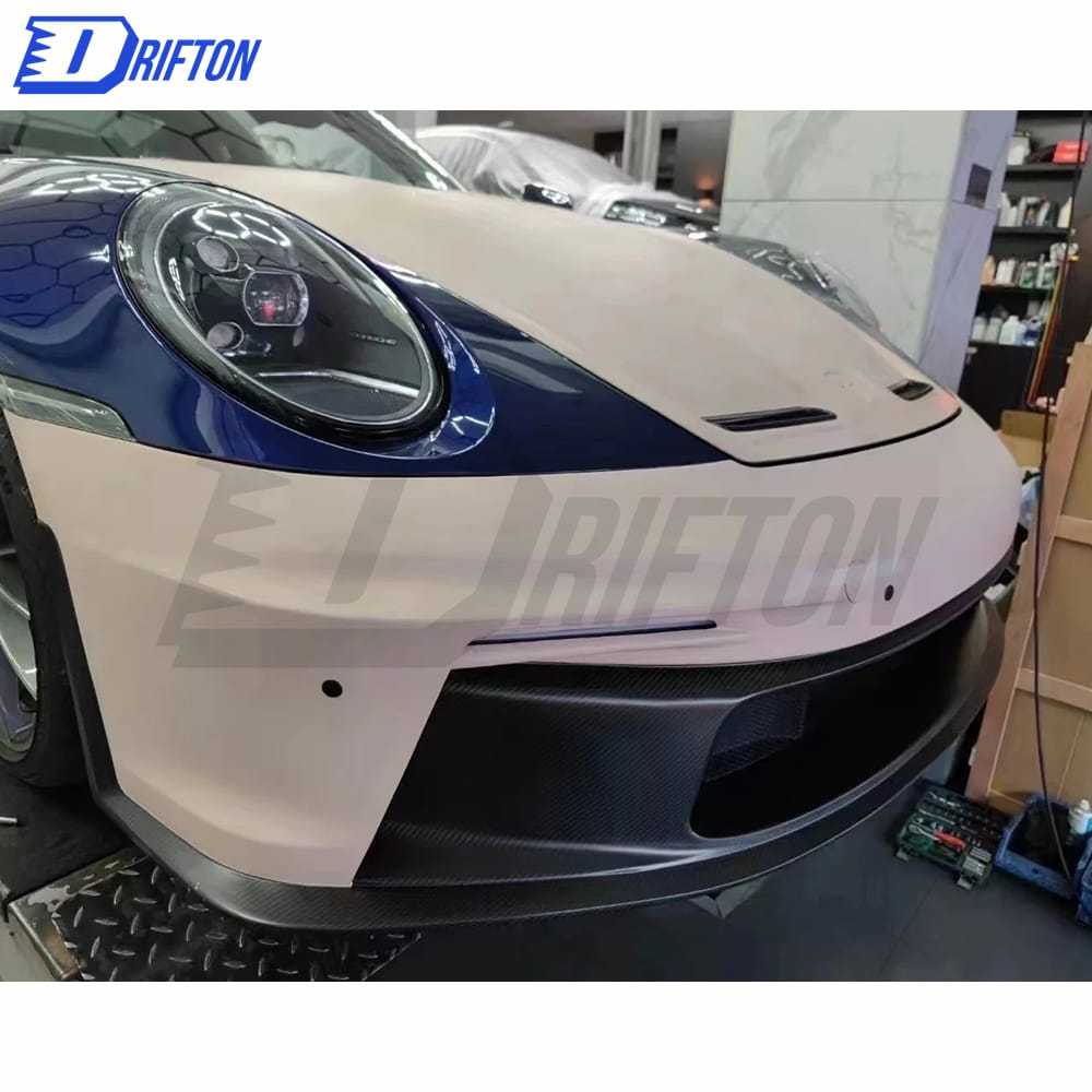 GT3 Style Dry Carbon Fiber With Portion Primer Body Kit For Porsche 911 992 Carrera S 2019-2023
