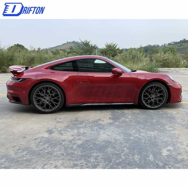 Turbo S Style Dry Carbon Fiber Rear Spoiler Set For Porsche 911 992 2019-2023