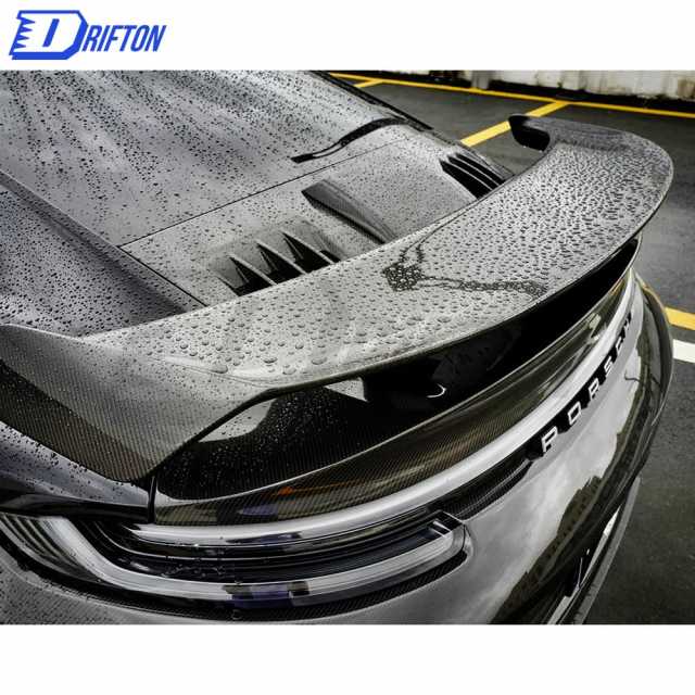 Paktechz Design Dry Carbon Fiber With Portion Primer Rear Bumper For Porsche 911 992 Turbo S 2019-2023