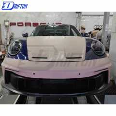 GT3 Style Dry Carbon Fiber With Portion Primer Body Kit For Porsche 911 992 Carrera S 2019-2023